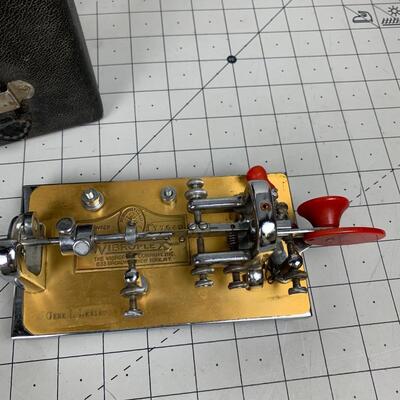 #2 Vintage Vibroplex Bug Morse Code Radio Key 