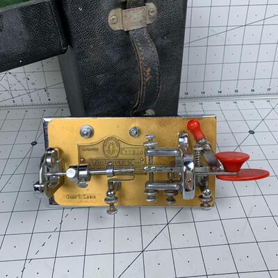 #2 Vintage Vibroplex Bug Morse Code Radio Key 