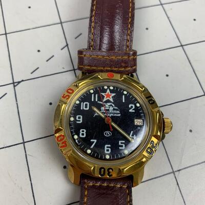 #9 Soviet Mechanical Vostok Commander's Watch Made In USSR