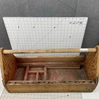 #12 Large Wooden Toolbox