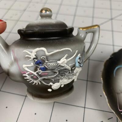 #17 Beautiful Unmarked Mini Tea Set