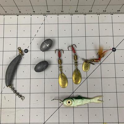 #26 Vintage Fishing Lures MEPPS AGLIA SPINNER BRITISH FRENCH PATENT US PEND & More