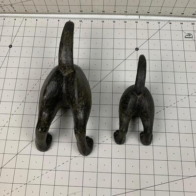 #53 Puppy Tail Wall Hooks 2pc