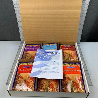 #144 Larry North Slim Down Gourment Freeze Dried Meal Box (1 of 2) 