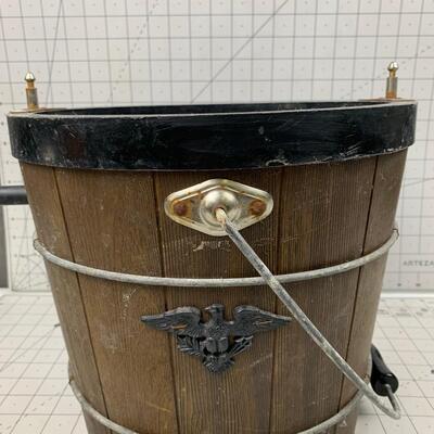 #152 Wooden Bucket with Spout