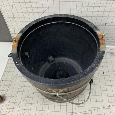 #152 Wooden Bucket with Spout