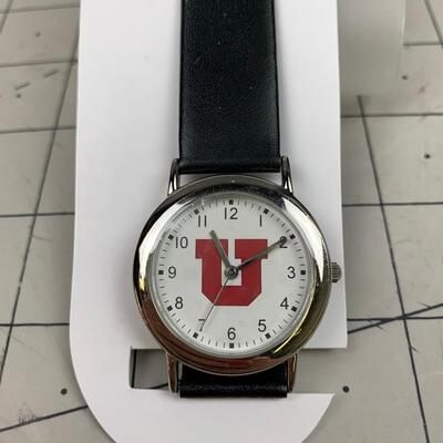 #171 University of Utah Wrist Watch- New