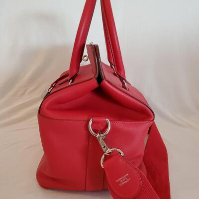 Hermes Toolbox 26 Geranium with Paladium Hardware