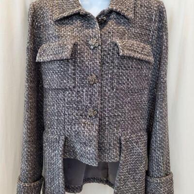 Chanel Gray Tweed Blazer New/Old stock with tags - never worn