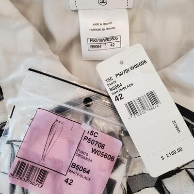 Chanel 2015 Resort Cruise Collection Geometric Pattern Pants.