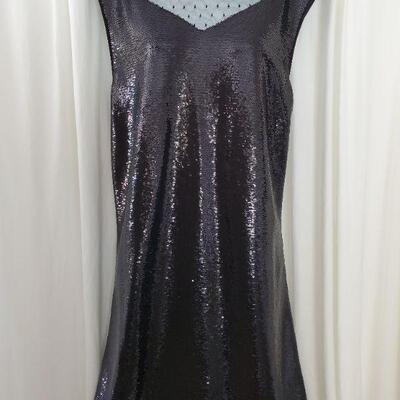 Emporio Armani Little Black Dress with tiny sequins
