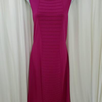 Armani Collezioni Fuschia Ribbed Sheath Dress - New with tags - never worn
