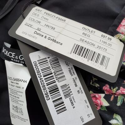 Dolce & Gabbana cotton rose print dress 2017 - New/old with tags - never worn