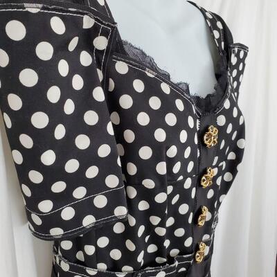 Dolce & Gabanna Polka Dot Dress, 2017 Season. New with tags