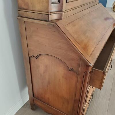 2 piece French Provincial secretary desk