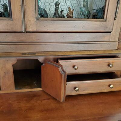 2 piece French Provincial secretary desk