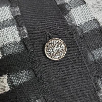 Chanel Spring 2017 Black and White Tunic Top size 42 New with tags