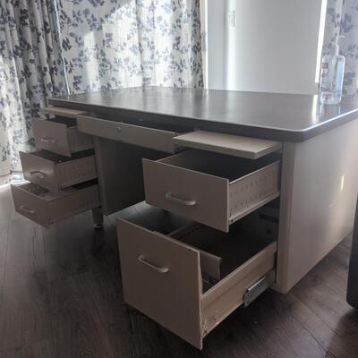 Mid Century Steel office desk