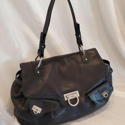 Salvatore Ferragamo front pocket handbag