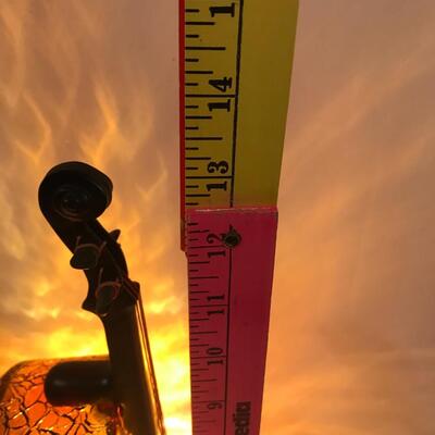 Beautiful Amber Murano Style  Cello ambient lamp