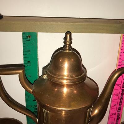 Unbelievable Art Deco Copper Coffee Set