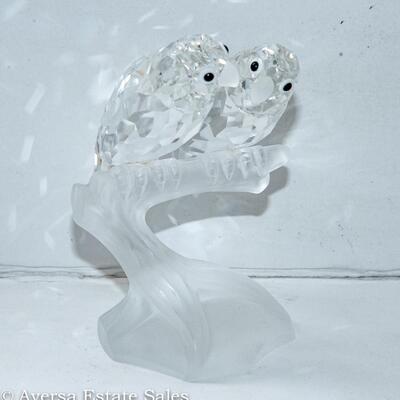 SWAROVSKI CRYSTAL SCS ANNUAL EDITION "LOVEBIRDS" TOGETHERNESS FIGURINE