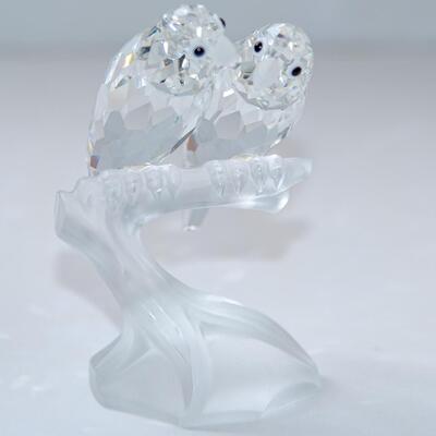 SWAROVSKI CRYSTAL SCS ANNUAL EDITION "LOVEBIRDS" TOGETHERNESS FIGURINE