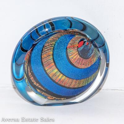 BEAUTIFUL KARG ART GLASS PAPERWEIGHT