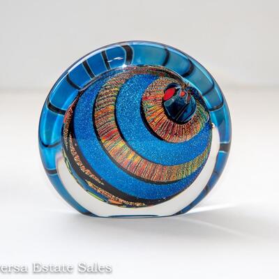 BEAUTIFUL KARG ART GLASS PAPERWEIGHT