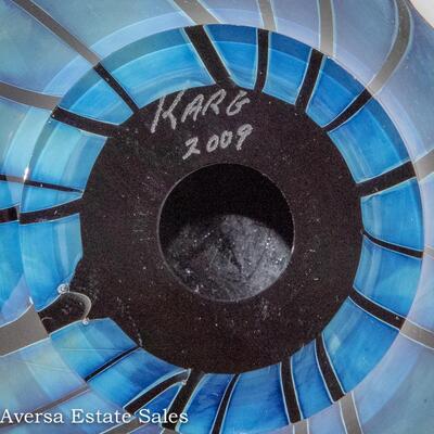 BEAUTIFUL KARG ART GLASS PAPERWEIGHT