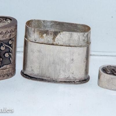 METAL ASIAN OPIUM / SNUFF BOX
