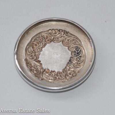 VINTAGE STERLING SILVER PILL BOX