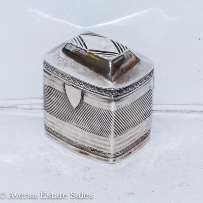 STERLING SILVER PILL BOX