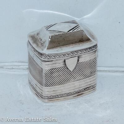STERLING SILVER PILL BOX