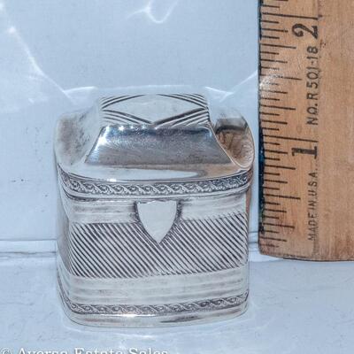 STERLING SILVER PILL BOX