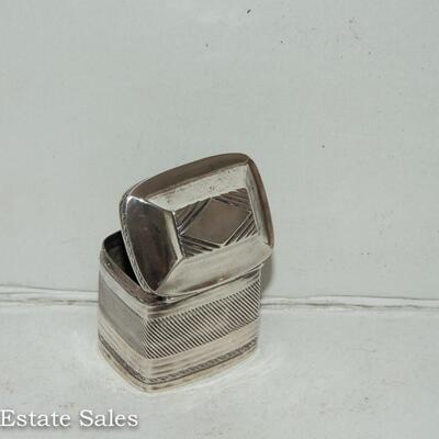 STERLING SILVER PILL BOX