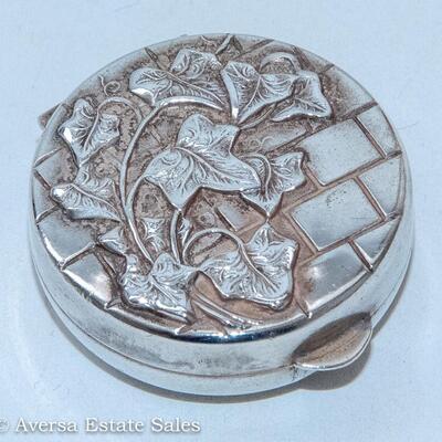 STERLING SIVER PILL BOX