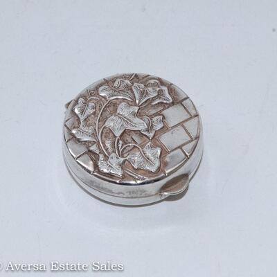 STERLING SIVER PILL BOX