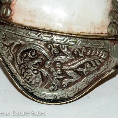 UNIQUE METAL ENCASED SHELL