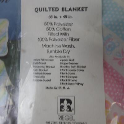 4 pc Baby Lot:  Vintage"Teddy Time"Collection Co-ordinated Bedding original pkg