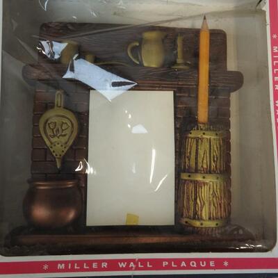 6 pc Office Organizing :Vintage Phone, Wooden Swivel Holders, memo plaque, etc