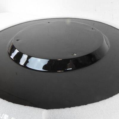 27" Black Fiberglass Flower Table Top Only-New