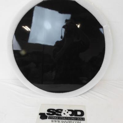 27" Black Fiberglass Flower Table Top Only-New