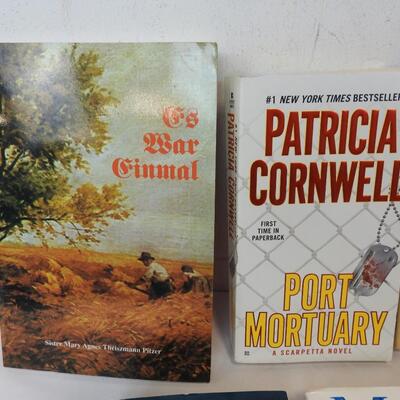 7 paperback Books: Longing for Yesterday -to- Is War Cinmal