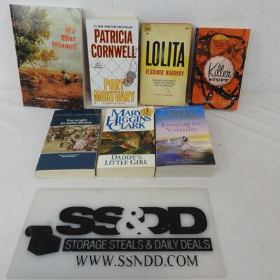 7 paperback Books: Longing for Yesterday -to- Is War Cinmal