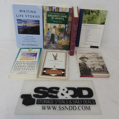 7 Books: Essay, Poetry, How to Write: Here is New York -to- Writing Life Stories