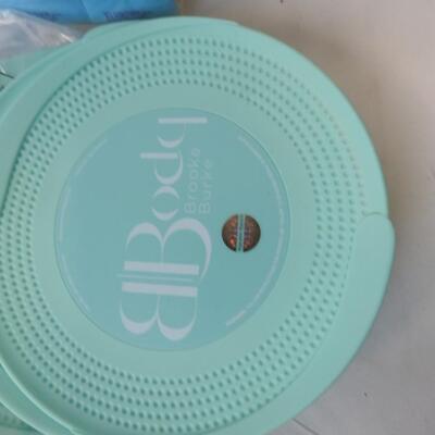 Self Care Lot: Tissues, Wrist Brace, Brooke Burke Gliding Discs, etc