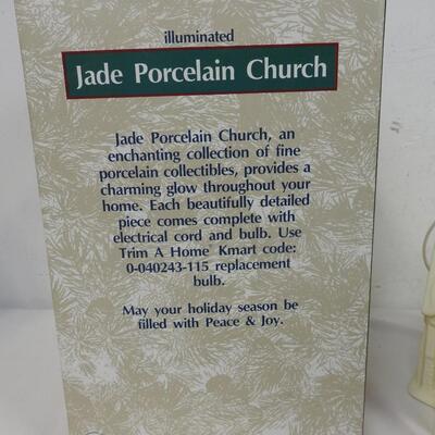 Trim A Home Jade Porcelain Church, Works