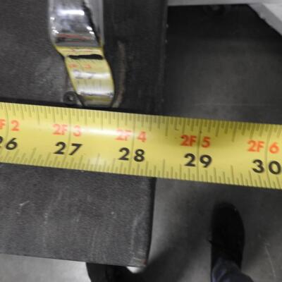 Sturdy Metal 3 Shelf Cart on Wheels