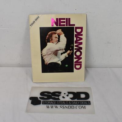 Niel Diamond Tour 1986 Photograph Book - Vintage
